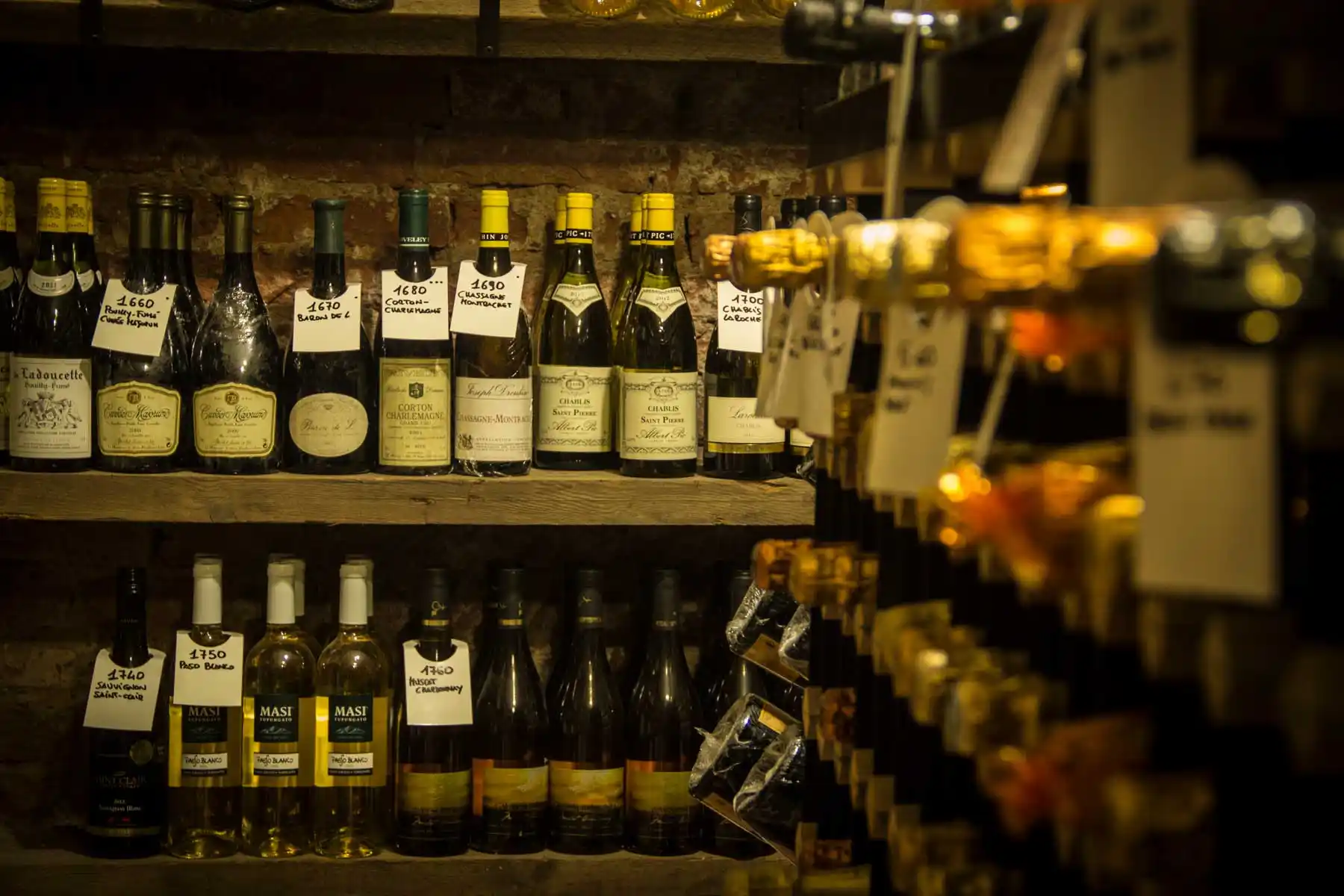 uno scorcio della cantina